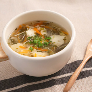 しおこんぶのトロみスープ